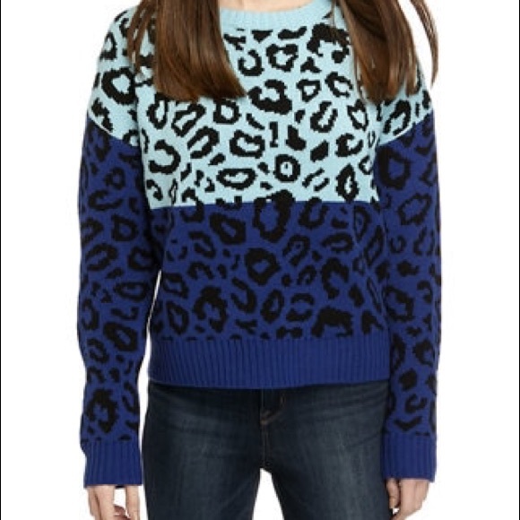 Blush & Bloom | NWT Leopard Color Block Sweater - Picture 10 of 10